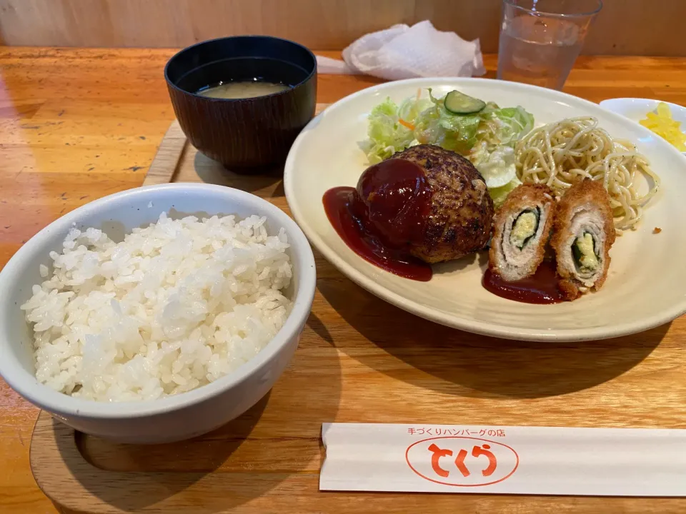 京都市伏見区　とくらのハンバーグランチ|タカちゃんさん