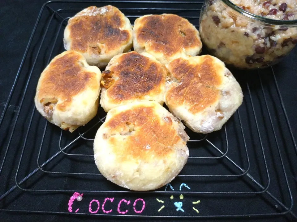 暑いからオーブンを使いたくないときのパン焼き・くるみのちぎりパン✨|cocco+さん