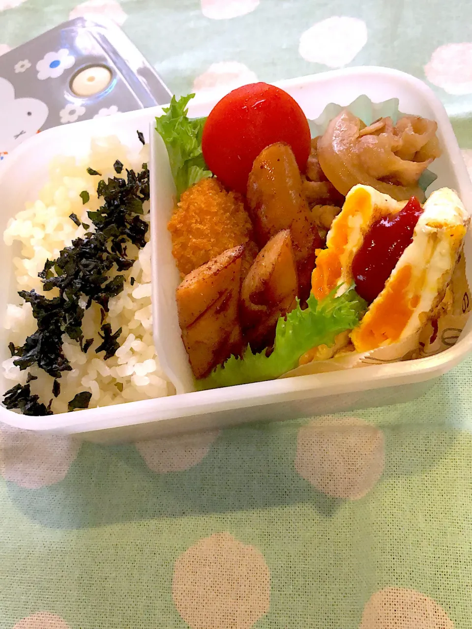 2024.9.4  ＊今日のお弁当＊豚肉のしょうが焼き♪♪|rinrin*mama*さん