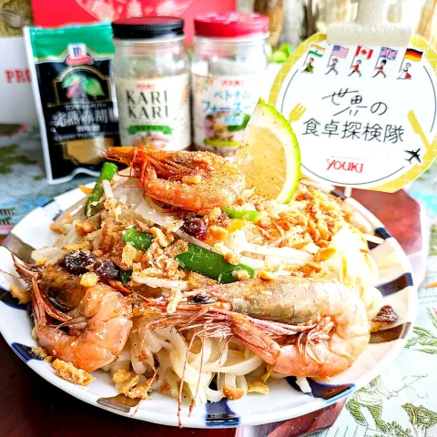 「フォースープ（顆粒）」を使ってみたSnapdishの料理・レシピ写真:🌏『世界の食卓探検隊』
🇹🇭  [パッタイ]