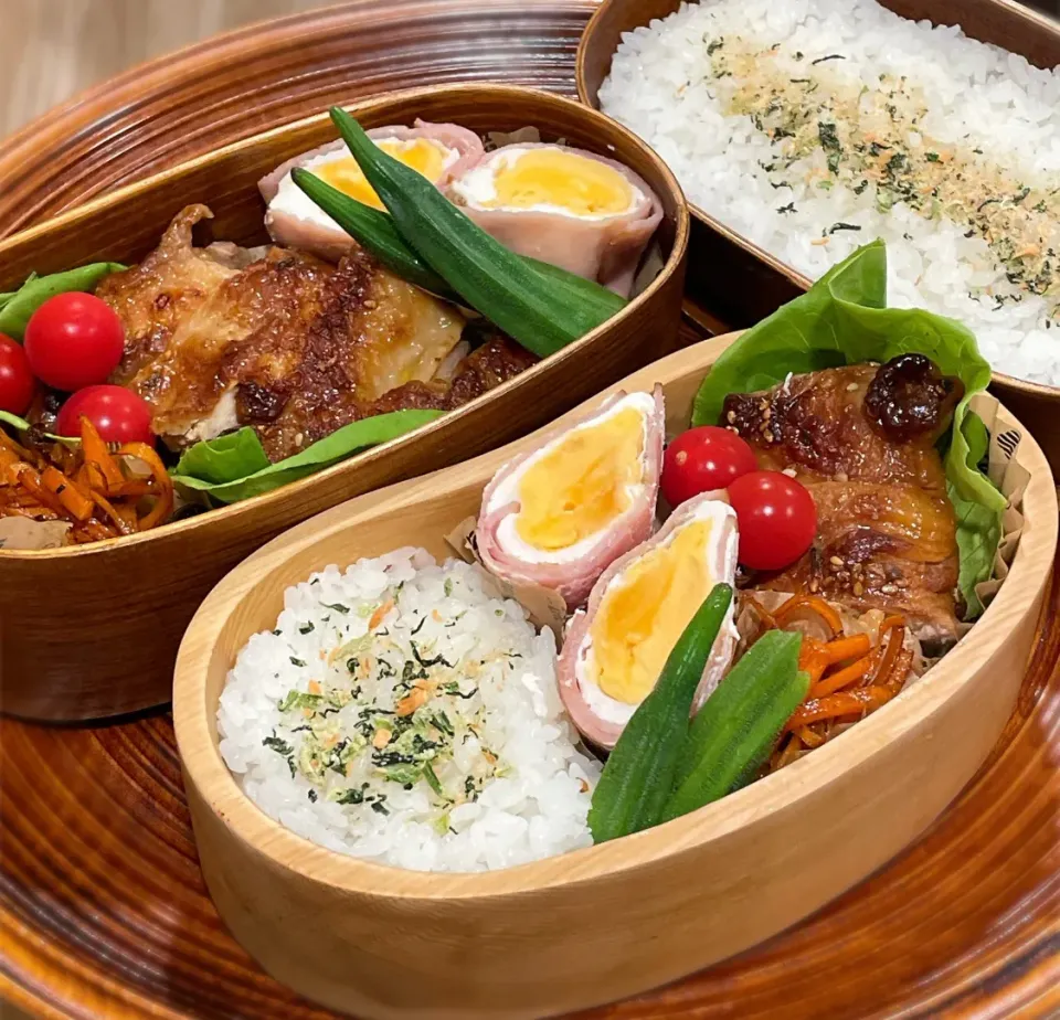 鶏モモ肉のあご出汁醤油漬け焼き弁当|mi__yunさん