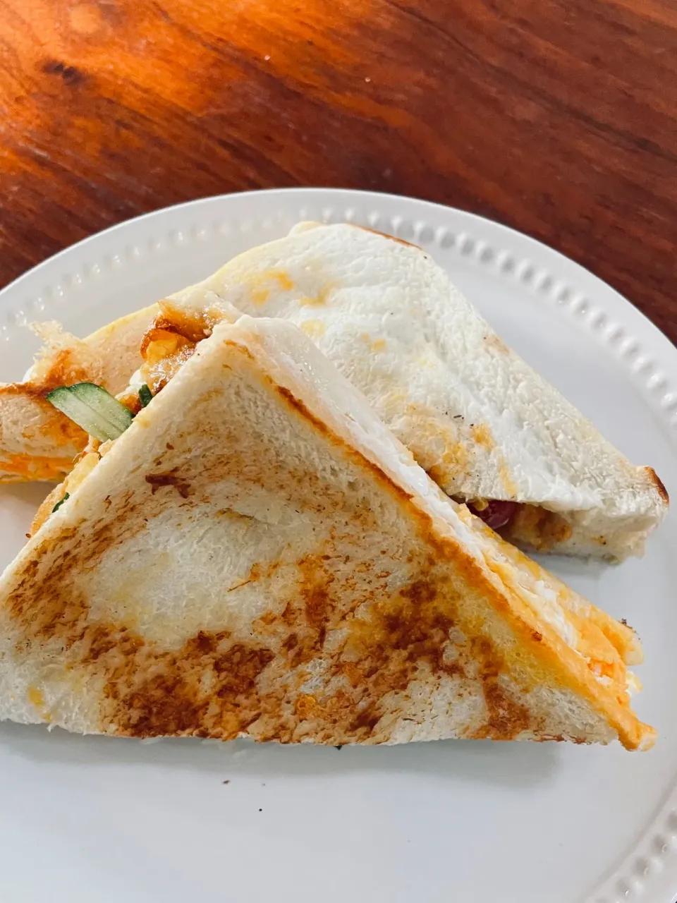 今日の朝食ホットサンド|NBNさん