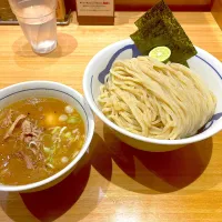 つじ田　秋葉原店　濃厚豚崩しつけ麺大盛り|ケンケンさん