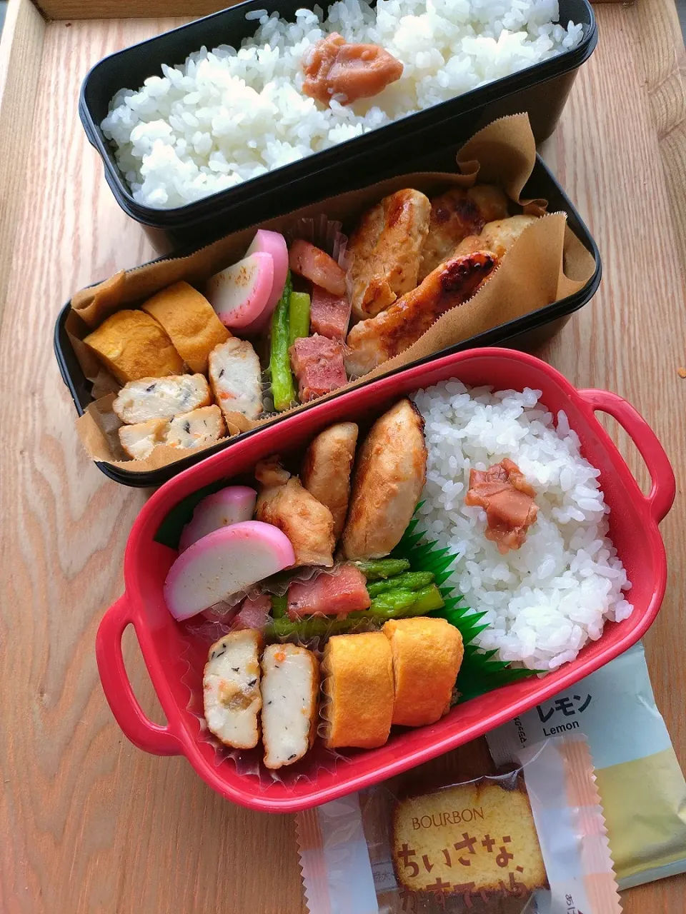 夫と娘のお弁当|みわさん