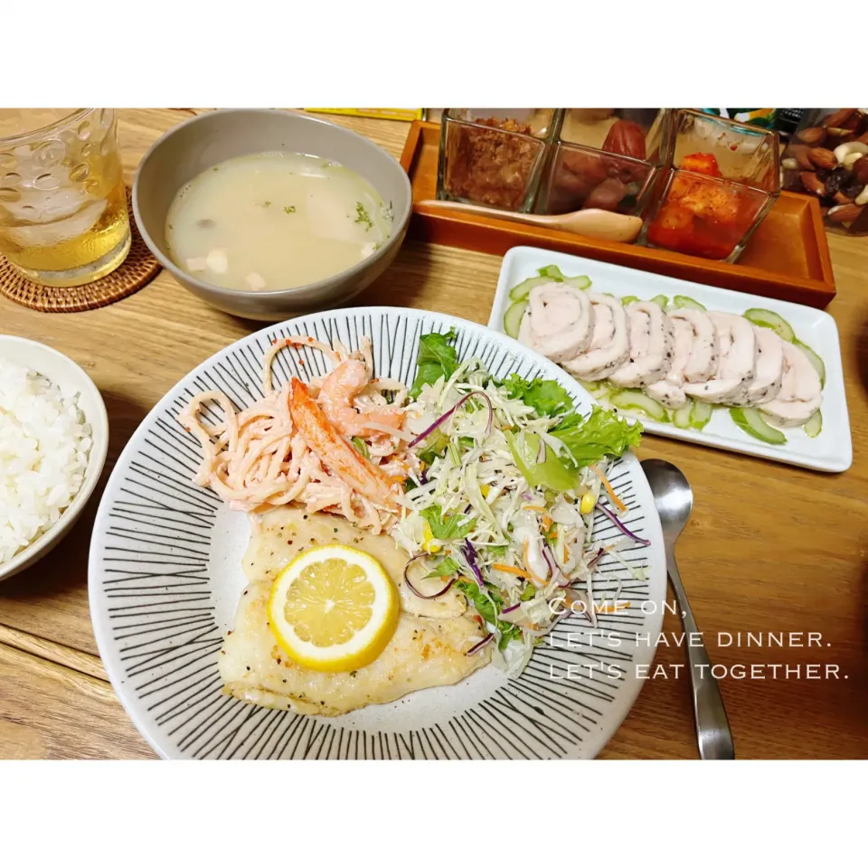 Snapdishの料理写真:ある日の晩ごはん。|aki_puさん