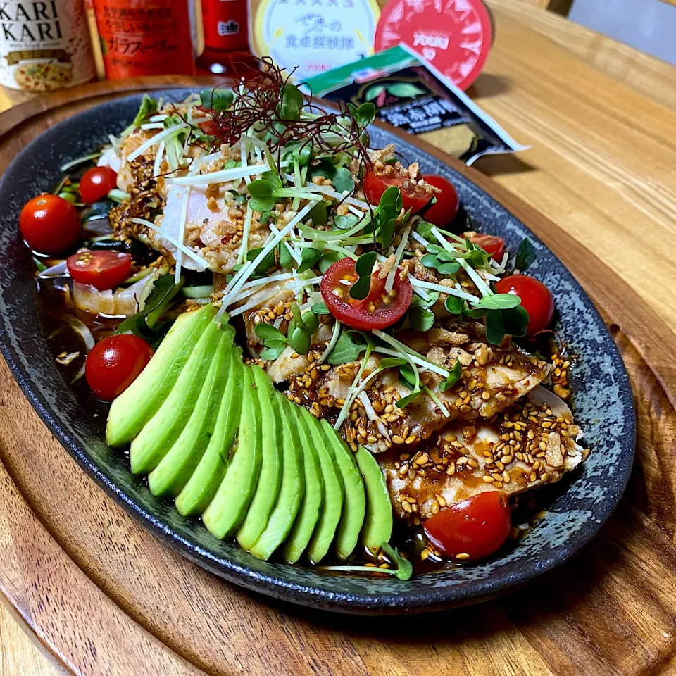 鶏ハムでよだれ鶏|sakurakoさん