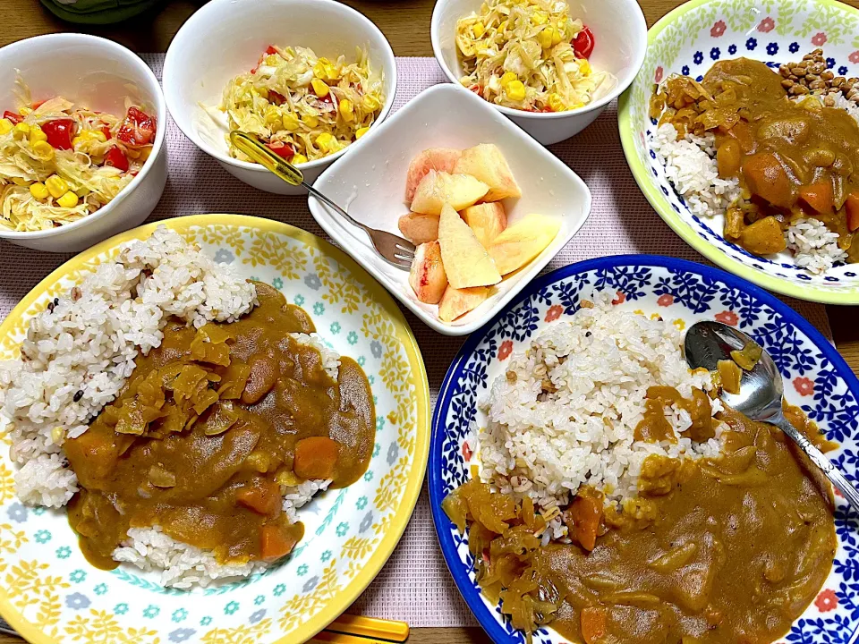 カレーライス晩ごはん~(^^)❤︎|いつくしみちゃんさん