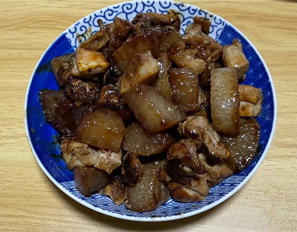 大根と鶏肉のしみしみ煮|料理好きなじいさまさん