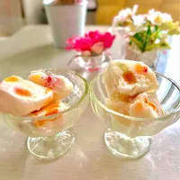 Snapdishの料理写真:🩷甘酒とヨーグルトのアイス🍨|シェリたん🍒さん