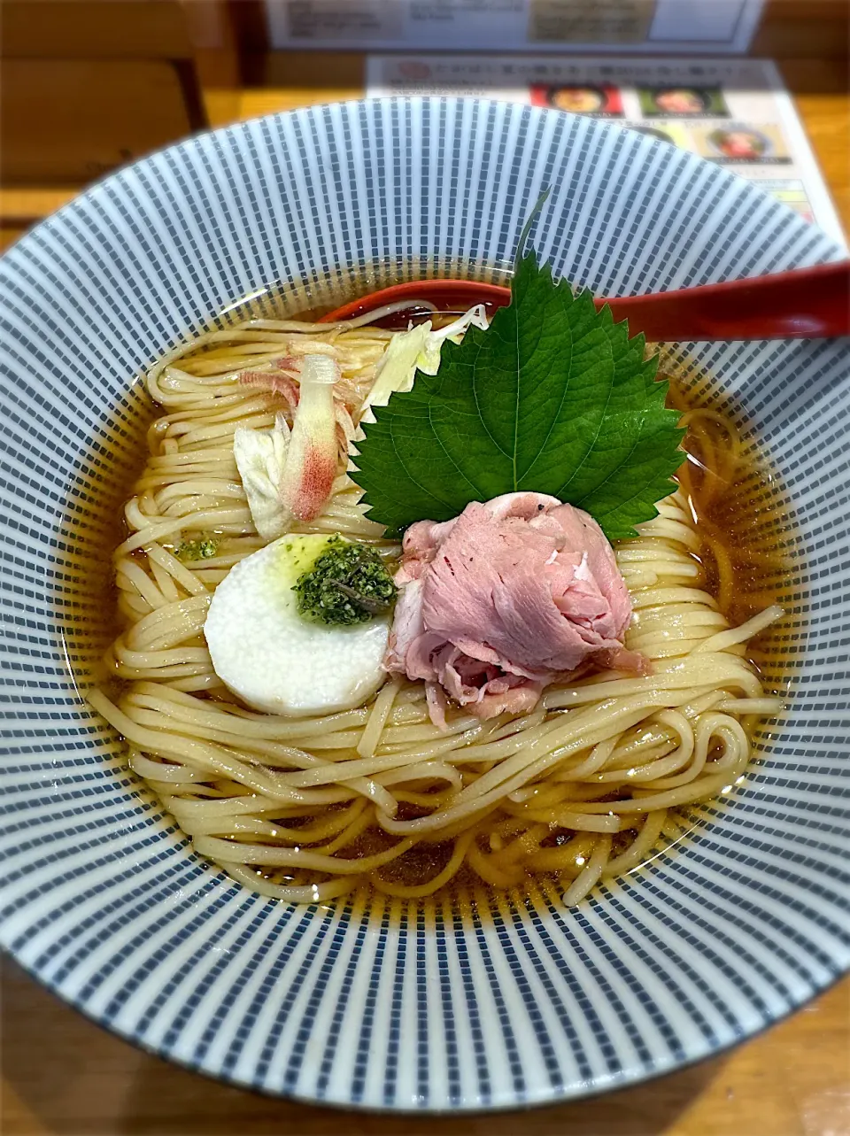 羅臼昆布の冷しとろみそば@焼きあご塩らー麺たかはし上野店|morimi32さん