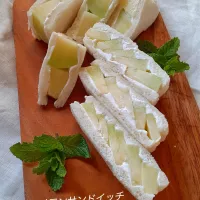 Snapdishの料理写真:マスクメロン🍈のサンドイッチです