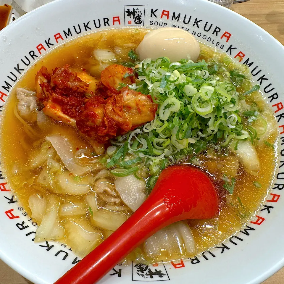 Snapdishの料理写真:神座 ネギキムチラーメン|流線形さん