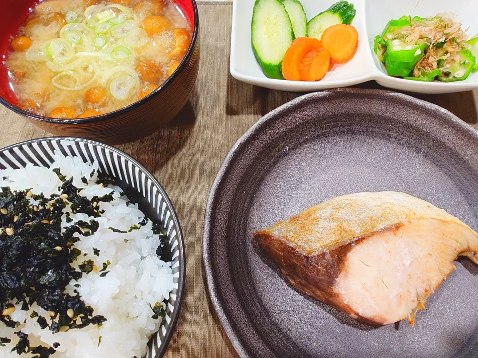 ぶりの塩焼き定食|伊藤央さん