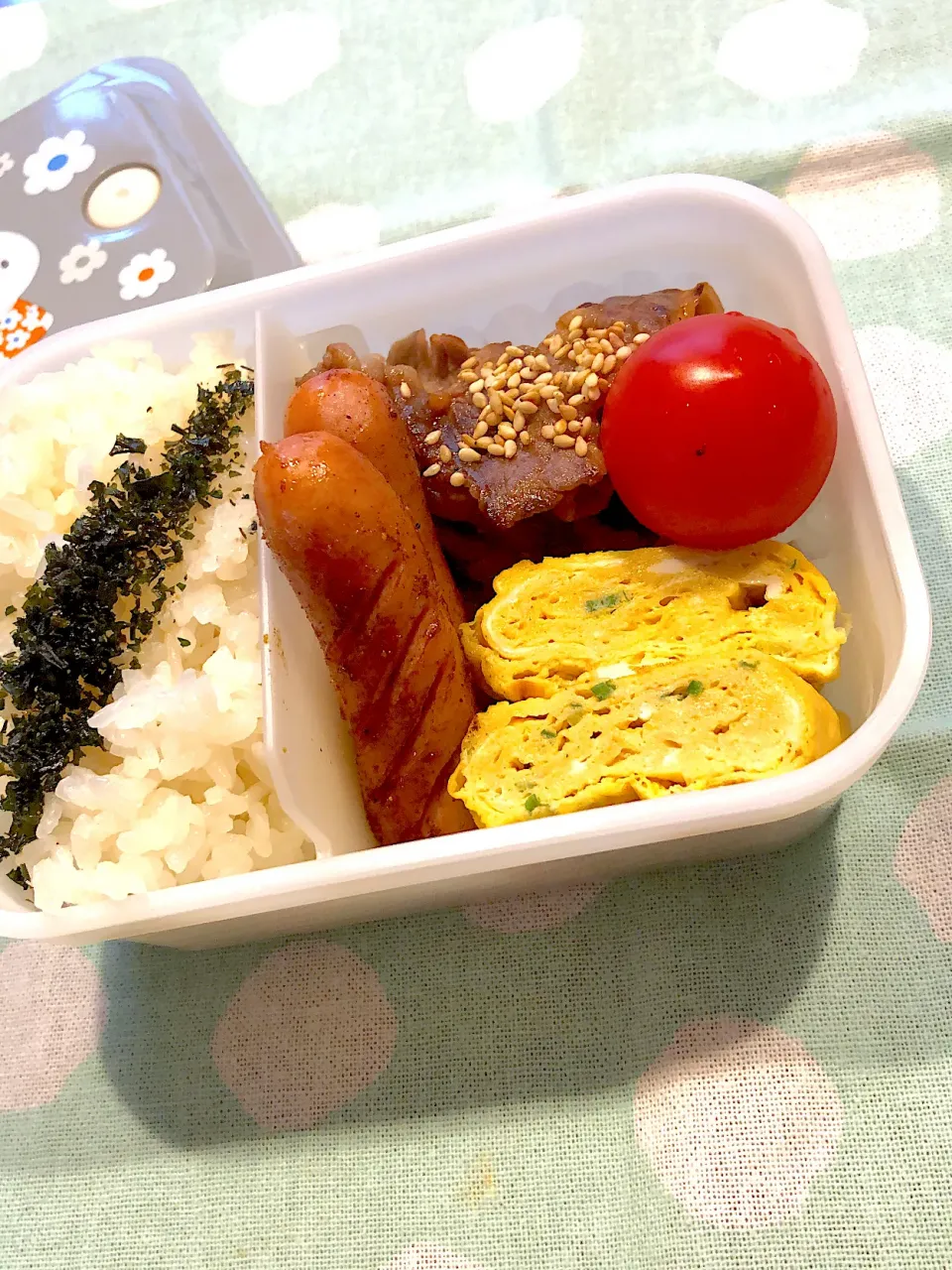 2024.9.7  ＊今日のお弁当＊小ねぎの卵焼き♪♪|rinrin*mama*さん