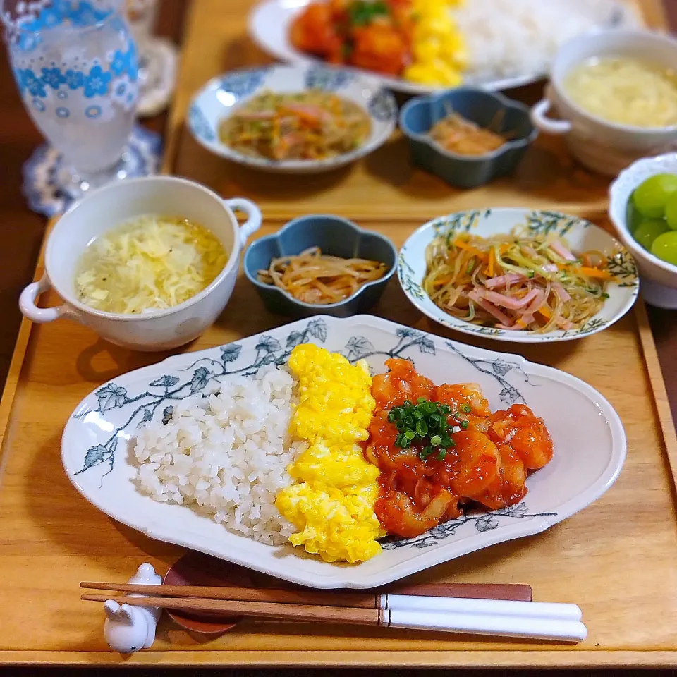 えびチリ丼|こだしーさん