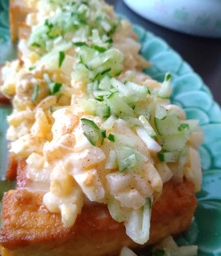 ビックリの美味しさでした🙌　厚揚げのチキン南蛮風|とだともさん