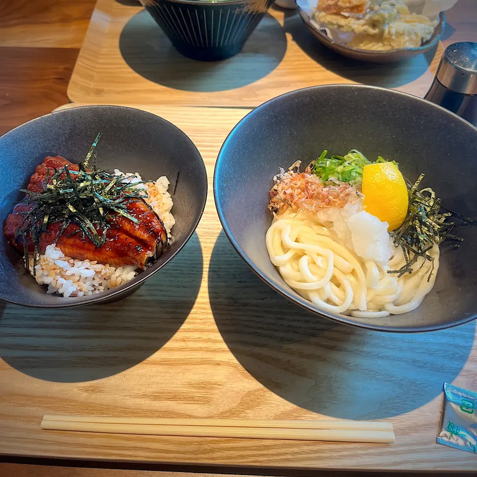 生醤油うどん＆鰻丼|Hiro Yanさん