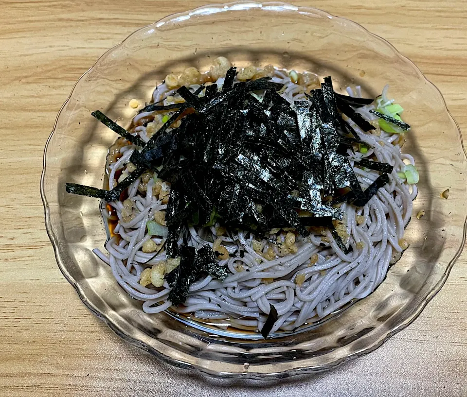 Snapdishの料理写真:ぶっかけ蕎麦|料理好きなじいさまさん