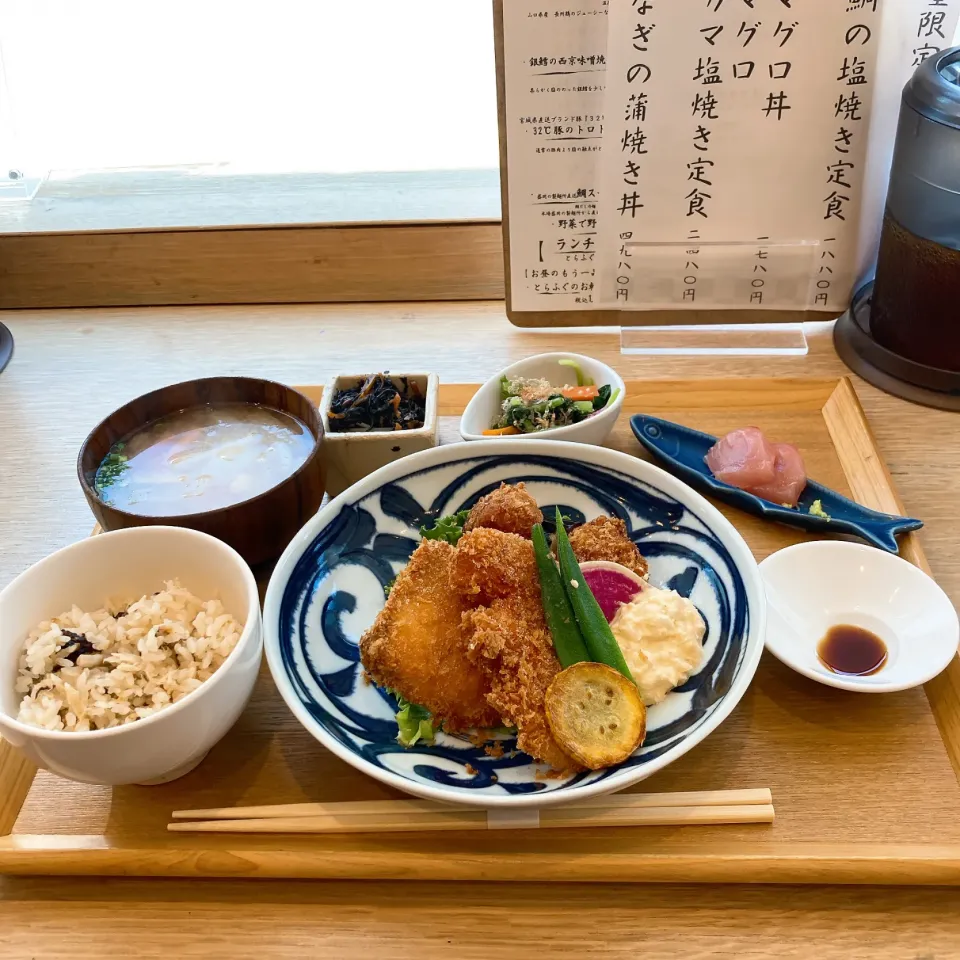 サーモンと無花果のフライと鯛めし|ちゃみこさん