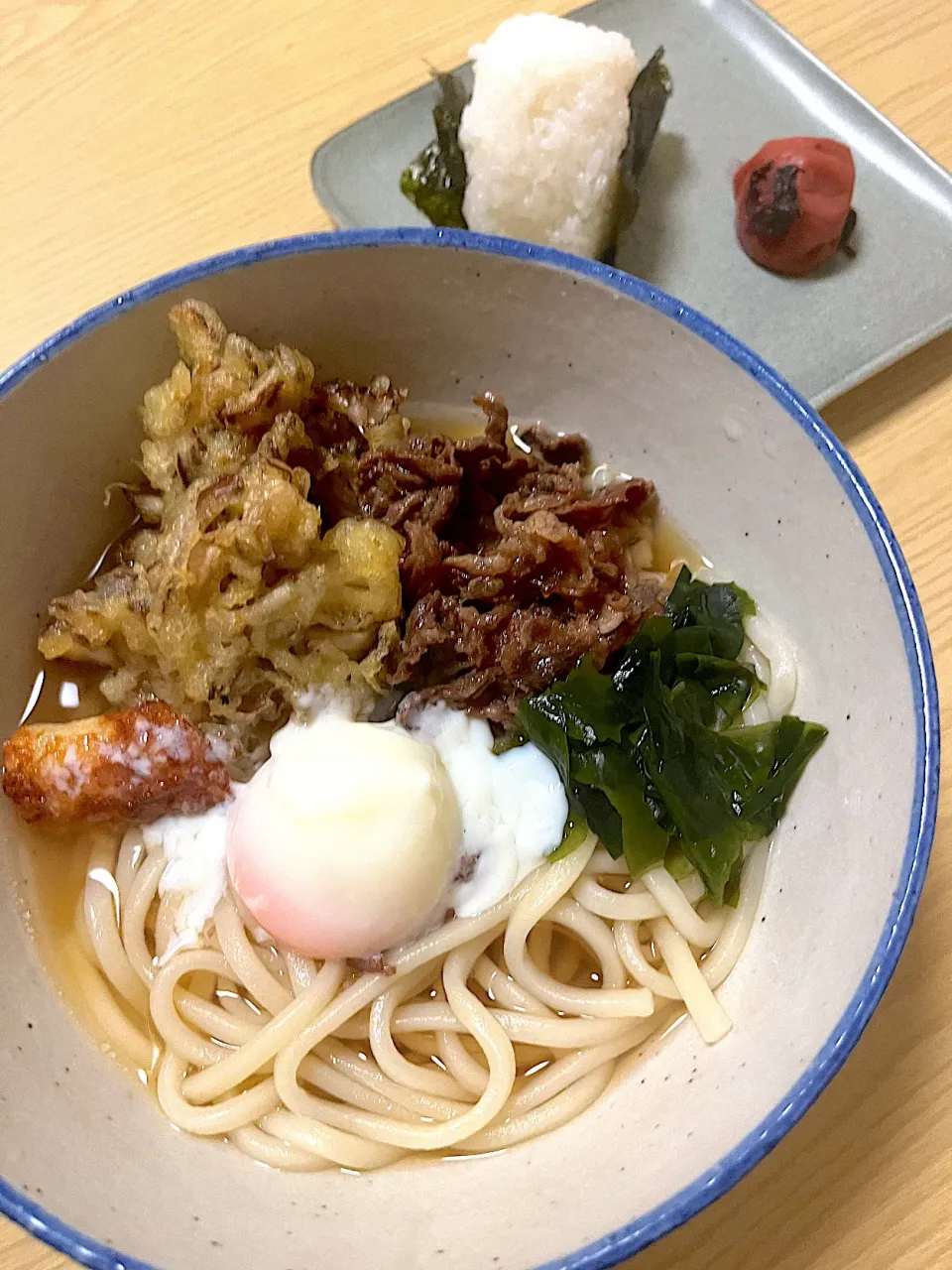 肉舞茸天うどん|カリィさん