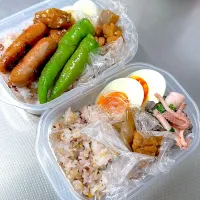 旦那さんと私のお弁当🍱|まこさん