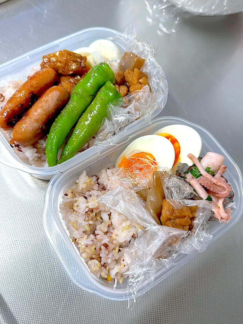 旦那さんと私のお弁当🍱|まこさん