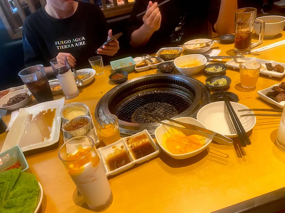 Snapdishの料理写真:焼肉食べ放題🌈焼肉キング|dabasyuさん