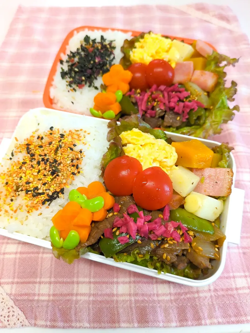 焼肉弁当♥|みちゅあしさん