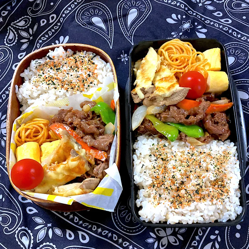 Snapdishの料理写真:スタミナ炒め弁当|SaDaさん