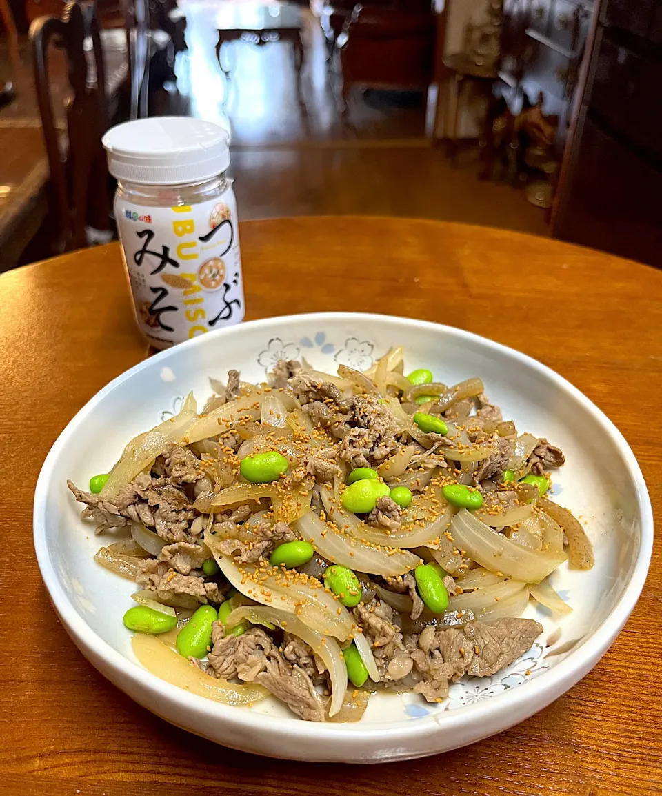 牛肉皿 牛丼の具＊つぶみそ|henryさん