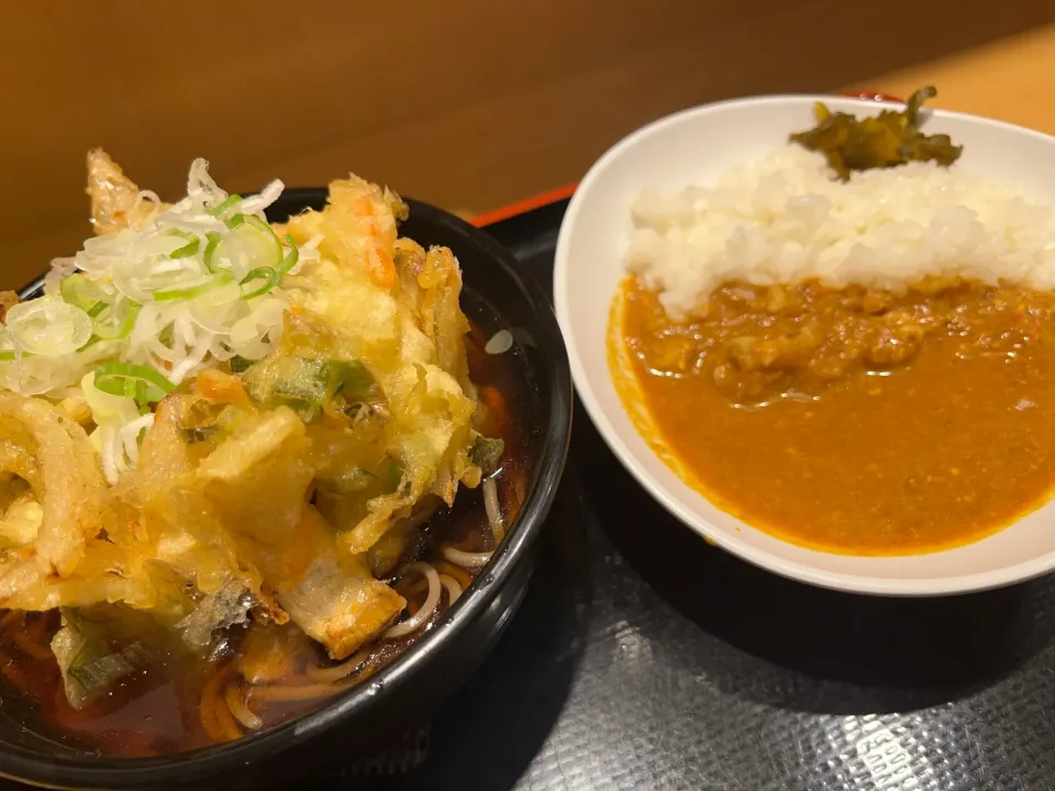 カレーとかき揚げそば|KOMAさん