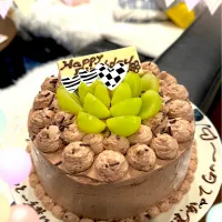 Snapdishの料理写真:息子の誕生日🎂🎉やっとお休みが合って、4日遅れでケーキ🎶