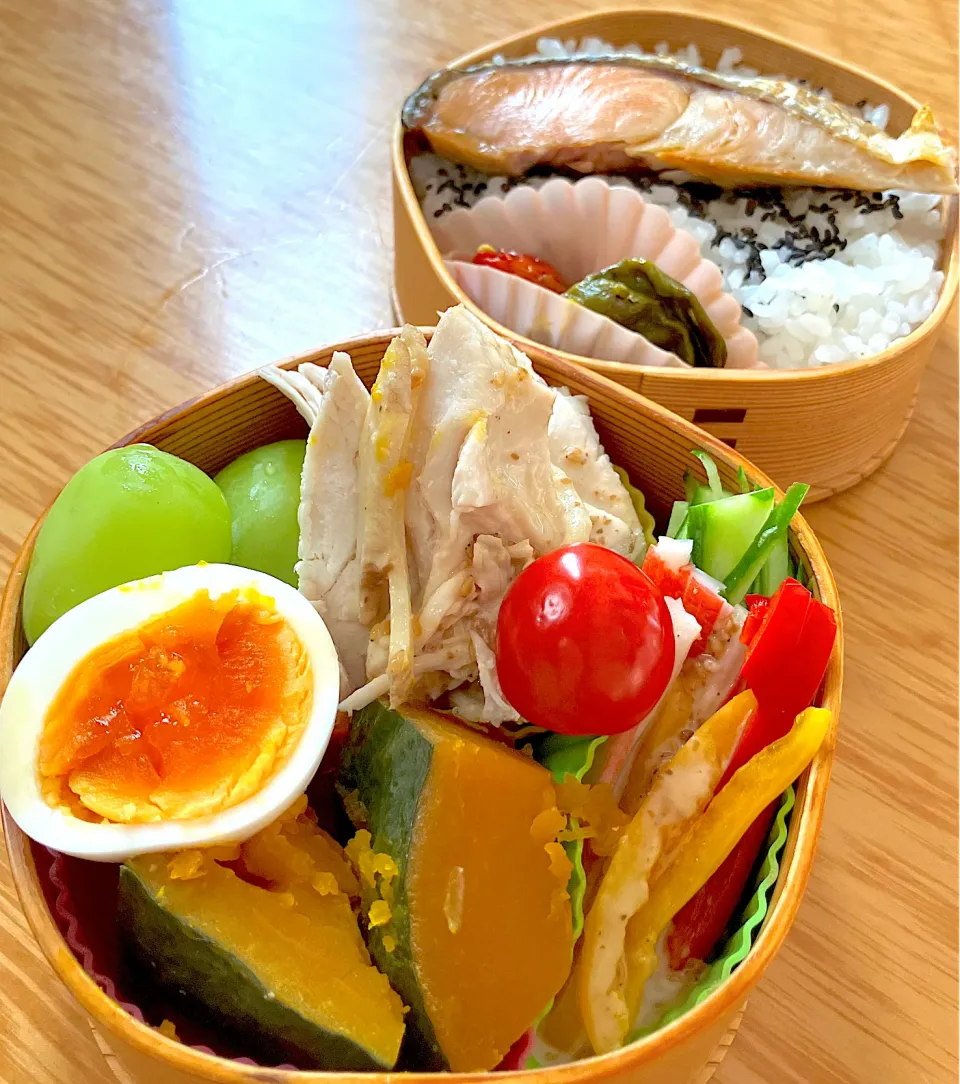 Snapdishの料理写真:家族お弁当🍱❀︎.(*´▽︎`*)❀︎.❤️|ふみぃさん