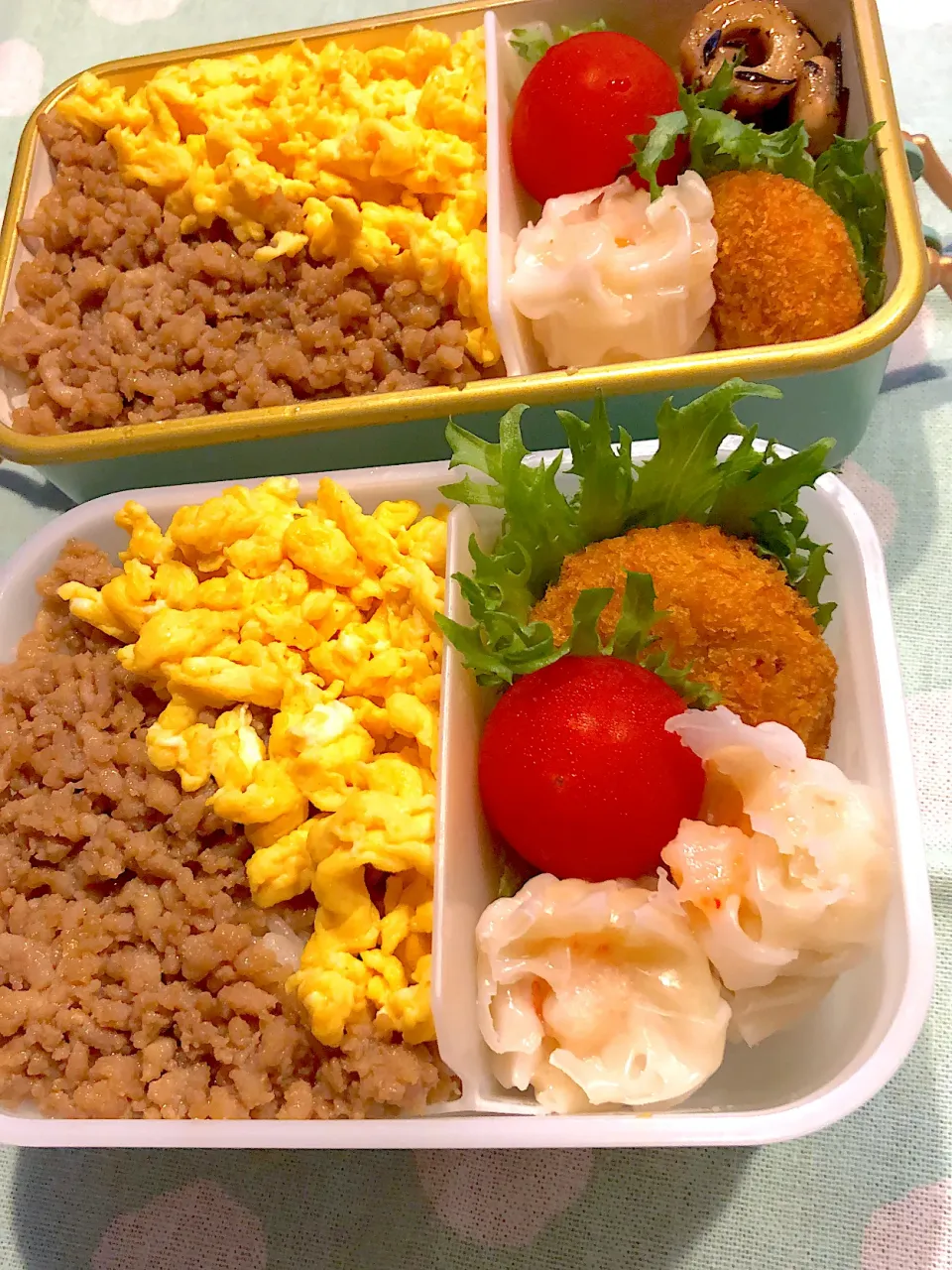 2024.9.10  ＊今日のお弁当＊鶏そぼろ丼♪♪|rinrin*mama*さん