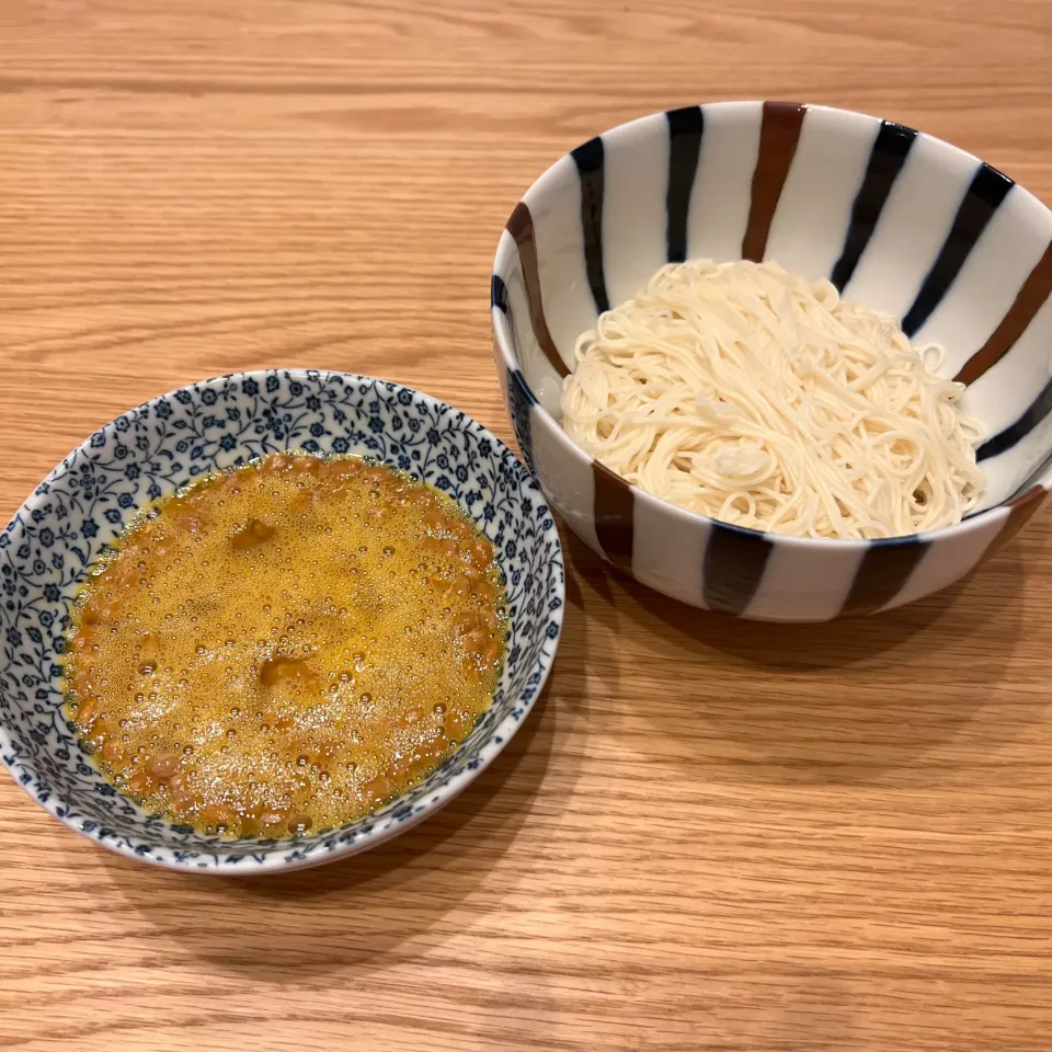 Snapdishの料理写真:納豆卵そうめん|yuuukaさん