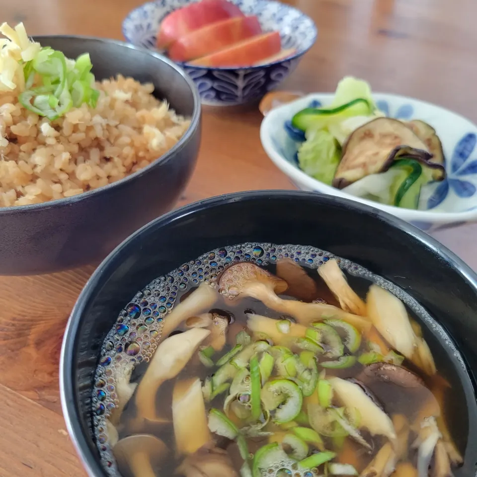 残り物で朝ごはん、、、|あんさん