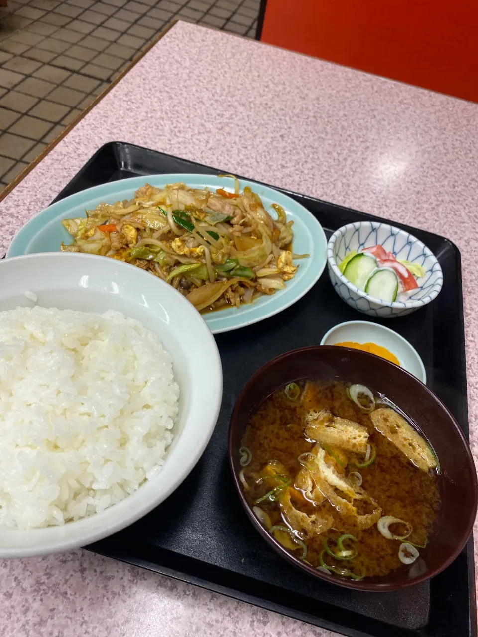 大阪市阿倍野区松崎町　いせやの日替わり野菜炒め定食飯大|タカちゃんさん