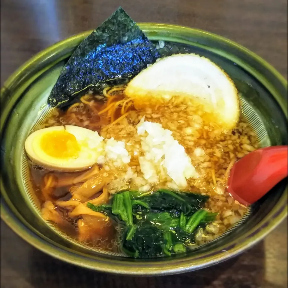 🍜八王子ラーメン@自然薯とそばの店高尾の桜|のもさん(๑´ڡ`๑)さん