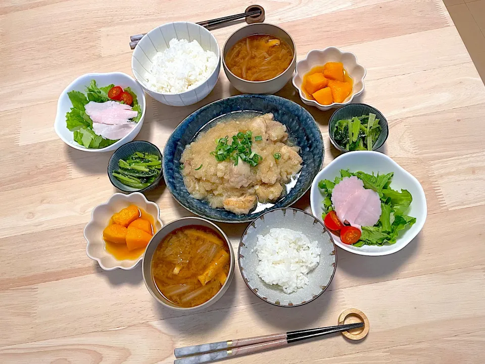 よるごはん 鶏のみぞれ煮|プリンさん