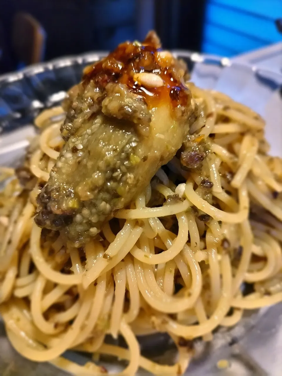 焼きナスのパスタ|takuさん