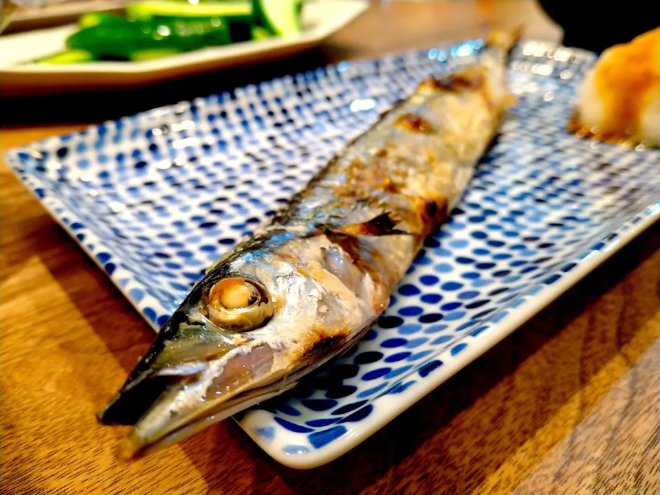 Snapdishの料理写真:秋刀魚の塩焼き|古尾谷りかこさん