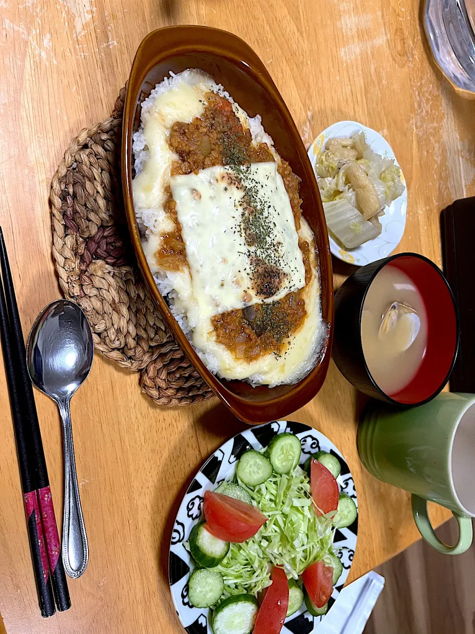 今日の晩御飯はミートドリア✨✨|モモ&ハーブmama🐰🐹🐢🐠❤️さん