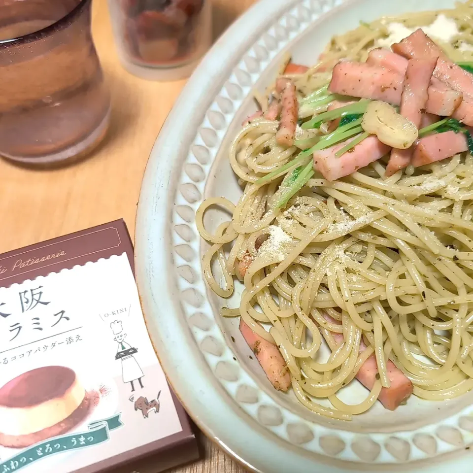 お一人様ご飯／バジルパスタ／ハジメマシテの大阪ティラミス♪|チョコさん