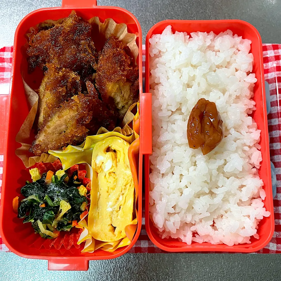 ヒレカツ甘煮弁当|あおのりさん