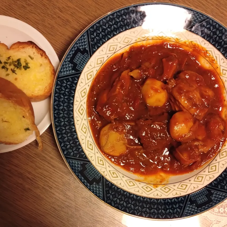 鶏肉とくりのワイン煮|chizukoさん