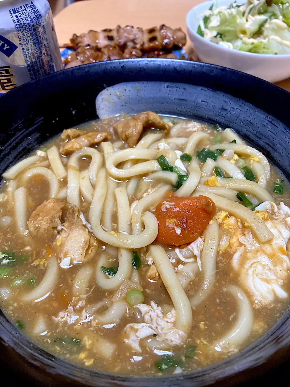 単身赴任中の男飯(カレーうどん)|おおもりの星さん