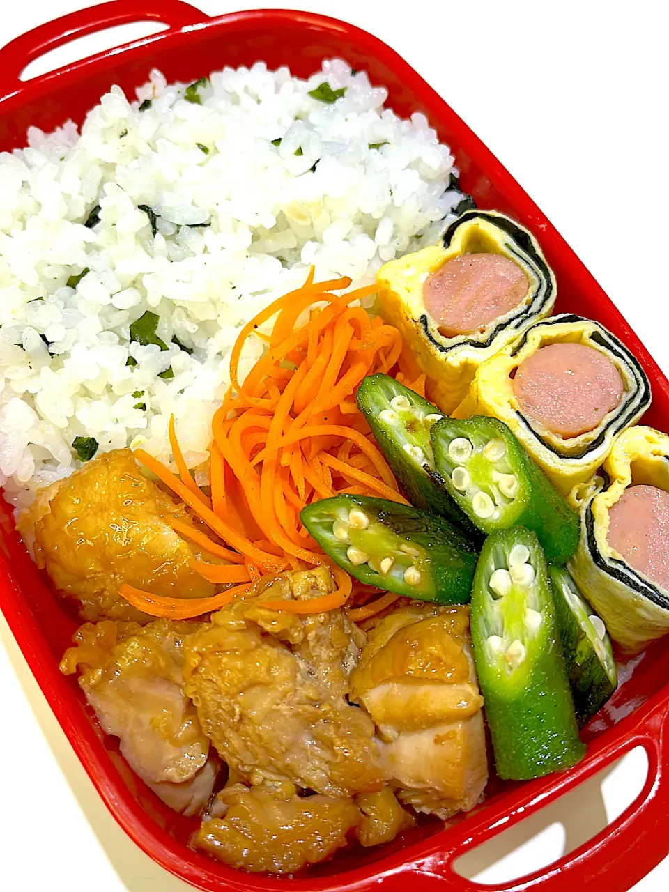 わかめご飯弁当🍱|mirrorさん