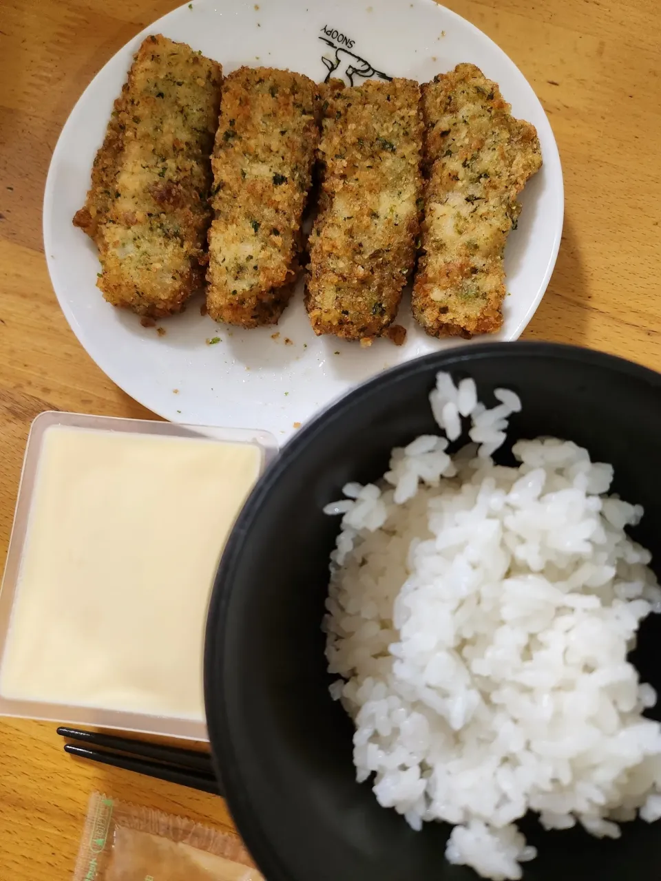 フィッシュスティック、たまご豆腐|さきさん