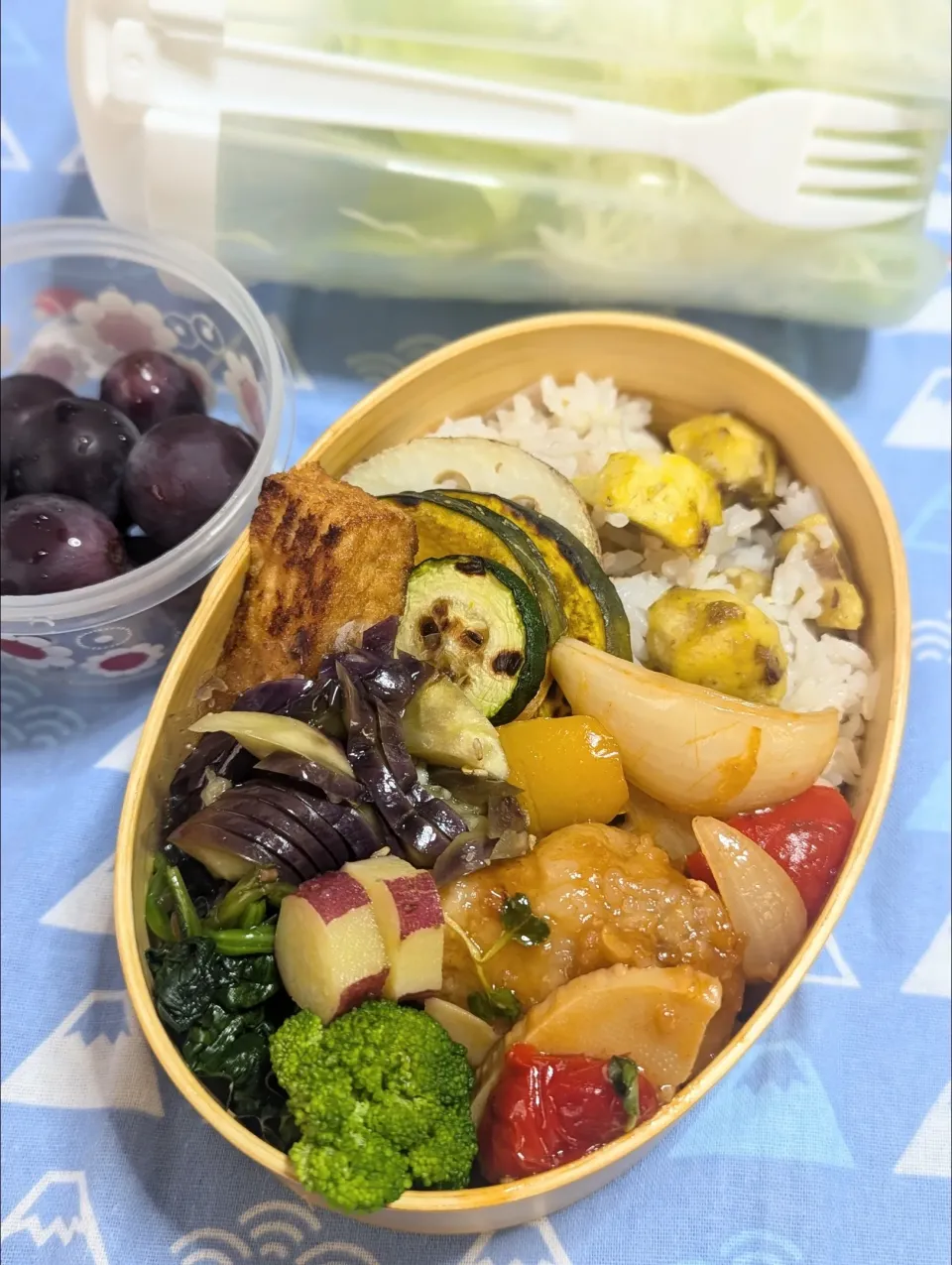 本日のお弁当〜栗ごはん弁当|f.1125beさん