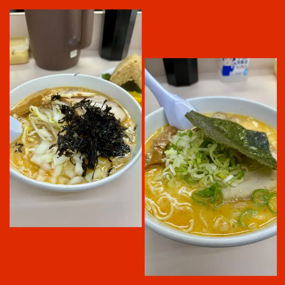 【外食】9/13のお昼ごはん~燕三条ラーメン&チャーシューおにぎり、とん塩ラーメン（母）~|ゆかｕさん